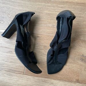 Donald Pliner mesh strap heel 7